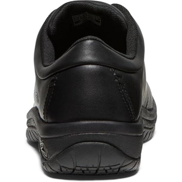 KEEN Utility Women's PTC Oxford  Non Slip Chef Kitchen black leather sho - Picture 3 of 5